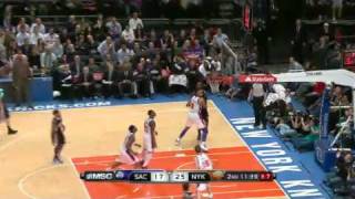 Jeremy Lin Knicks vs Kings First half 林書豪對帝王隊 半場精華 2012215 [upl. by Cissej]