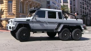 840HP 1 OF 1 Mansory Mercedes 6X6 AMG in Monaco  KING OF THE ROAD [upl. by Irama]