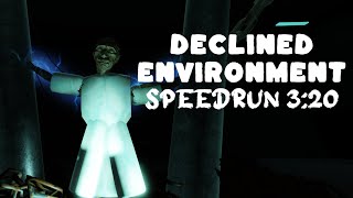 Roblox Declined Environment Speedrun 320 Solo [upl. by Malek981]