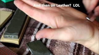 Straight Razor Honing  Coticule amp Thuringian Part 2 of 2 [upl. by Keriann]