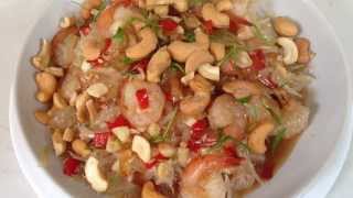 Thai Pomelo Salad Recipes ยำส้มโอ [upl. by Ahkeber]