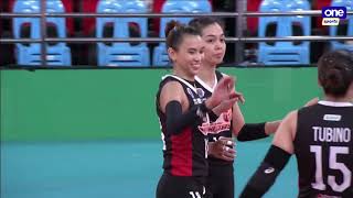 PLDT gets going early vs Gerflor  2023 PVL AllFilipino Conference [upl. by Ettennaej]