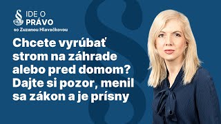 Chcete vyrúbať strom na záhrade alebo pred domom Dajte si pozor menil sa zákon a je prísny [upl. by Esydnac759]