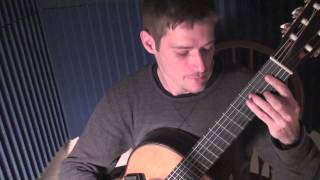 Bach Cello Suite 3 Bourree 1 BWV 1009 Classical Guitar 2013 [upl. by Gwyn]