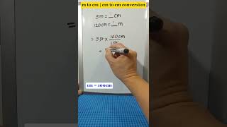 how to convert meter to centimeter  centimeter to meter cm m [upl. by Odlaw]