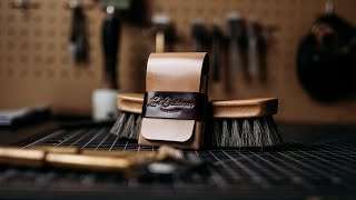 Making a SHELL CORDOVAN wallet by hand [upl. by Dorej978]