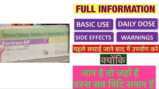 Fortan SP Tablet uses  price  composition  dose  side effects  review  in hindi [upl. by Stenger355]