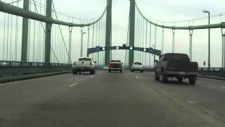 Delaware Memorial Bridge northbound [upl. by Nomis94]