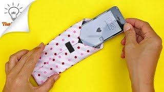 DIY Necktie Phone Case  Thaitrick [upl. by Morrill]