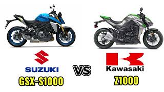 Suzuki GSXS1000 vs Kawasaki Z1000 Comparison [upl. by Anrat]