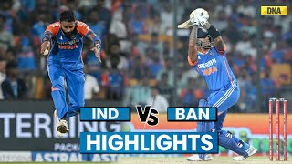 India Vs Bangladesh Highlights Hardik Pandya Helps India Win By 7 Wickets  Ind vs Ban 1st T20I [upl. by Notkcorb286]