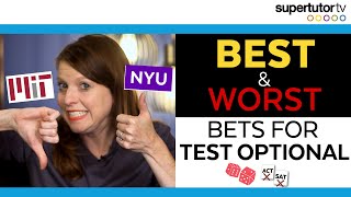 Best Bets for Test Optional 20232024 in College Admissions When to submit SAT  ACT scores [upl. by Poland386]