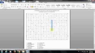 Como seleccionar las palabras Sopa de letras [upl. by Sherrard650]
