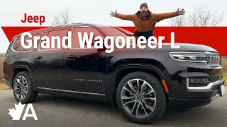 2024 Jeep Grand Wagoneer L Review Large and Luxurious [upl. by Soulier775]