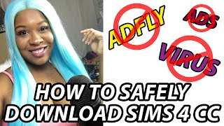 Safely Download Sims Adfly Custom Content Without Viruses  Adfly Bypass Virus Scanners Sims4 [upl. by Benoite]