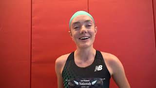 Sadie Engelhardt Breaks Juliette Whittakers Mile Meet Record to Claim New Balance Nationals Title [upl. by Drooff358]