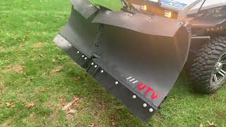 Snowex UTV Plow from DTM Fleet Services Rice MN [upl. by Irmo]