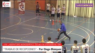 Clinic quotTRABAJO DE RECEPCIONESquot Por Diego Blázquez Escuela Entrenadores FBM BasketCanteraTV [upl. by Faunie936]