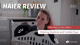 HAIER WASHING MACHINE AND TUMBLE DRYER  A comprehensive review  Rachel Ducker [upl. by Nachison594]