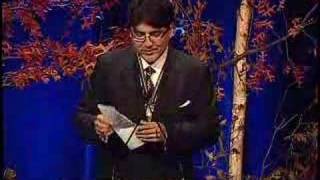 Sherman Alexie Accepts 2007 National Book Award in Young Peoples Literature [upl. by Attegroeg]