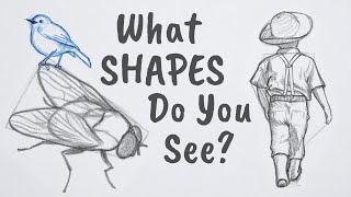 How to Draw ANYTHING Using Simple Shapes [upl. by Nosaes40]