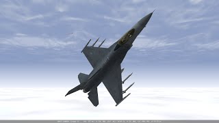 Falcon 4 Allied Force 2005  F16C Block 50  Strike mission  ground target not destroyed [upl. by Ecyor338]