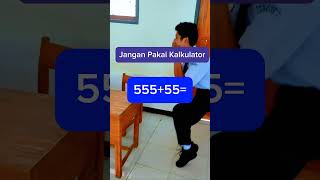 Jangan pakai kalkulator maths [upl. by Suhpoelc]