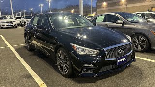 2016 Infiniti Q50 Red Sport 400 horn [upl. by Emmalynn]