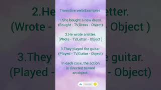 Transitive verb and Intransitive verb difference englishgrammar [upl. by Grossman]