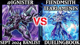 Ignister vs Fiendsmith Tearlaments  Dueling Book [upl. by Swamy]