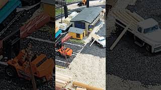 The Lumber Yard is open reels shortvideo train lumberyard modeltrains youtubeshorts [upl. by Golter]