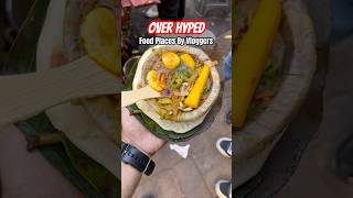 I tried Most Overhyped Food Places By Vloggers 😳🤢 food shorts [upl. by Herb]