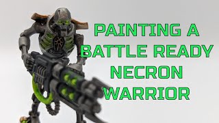 Painting Battle Ready Necron Warriors  Warhammer 40k [upl. by Lukey]