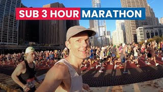 Chicago Marathon 2022  Running a Sub 3 Hour Marathon Training amp Racing Recap  MAF Training [upl. by Luanne626]