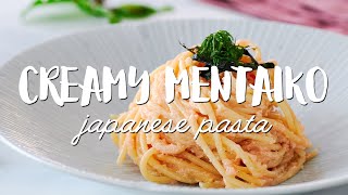 CREAMY Mentaiko Pasta 明太子パスタ [upl. by Clayberg]