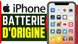 Comment Savoir Si La Batterie Iphone Est Dorigine  En 2024 [upl. by Kellene]