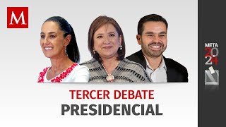 Tercer Debate Presidencial 2024 en México debatepresidencial2024 [upl. by Summons64]