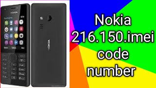 nokia 150 rm 1190 imei change code nokia 216 imei change code imei nokia [upl. by Sueddaht]