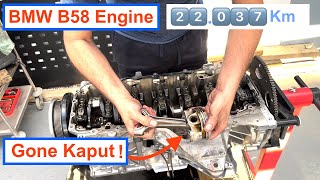 BMW B58 Engine teardown  Only 22000 kms  What went wrong [upl. by Afra]