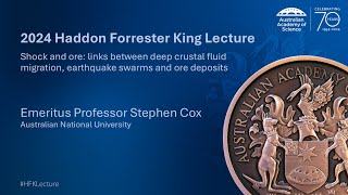 Haddon Forrester King Lecture by Professor Stephen Cox [upl. by Motteo]