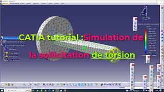 Simulation de Torsion sur CATIA [upl. by Clywd241]