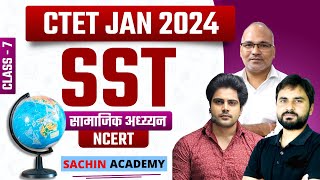 CTET 21 JAN SST Class 7 by Sachin Academy Live 8pm [upl. by Ahtiuqal]