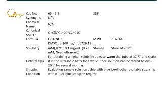 GC33859Salicylamide2Hydroxybenzamide65452 [upl. by Nyllewell]