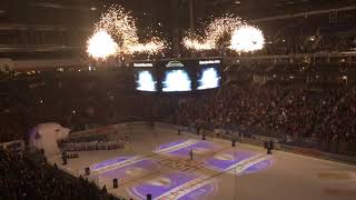 Eisbären Berlin Playoffsintro  Einlauf  startin six Eisbären Berlin gegen Grizlys Wolfsburg [upl. by Teage]