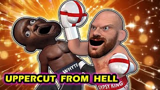 Tyson Fury finishes Whyte with brutal Uppercut [upl. by Atinhoj]