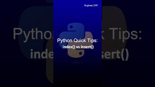 insert vs index in python  List in Python coding programming python [upl. by Noswal162]