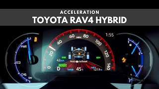 2019 Toyota RAV4 Hybrid  ACCELERATION [upl. by Ardnuhsor]