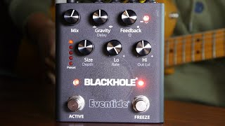 Eventide Blackhole Reverb Pedal  Demo [upl. by Bound]