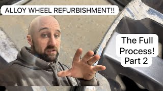 Are these repairable Alloy wheel refurbishmentPart 2 [upl. by Drofub804]