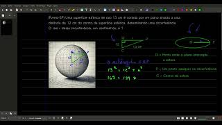 Problema de geometria Espacial  O problema do corte na Esfera [upl. by Bonina]